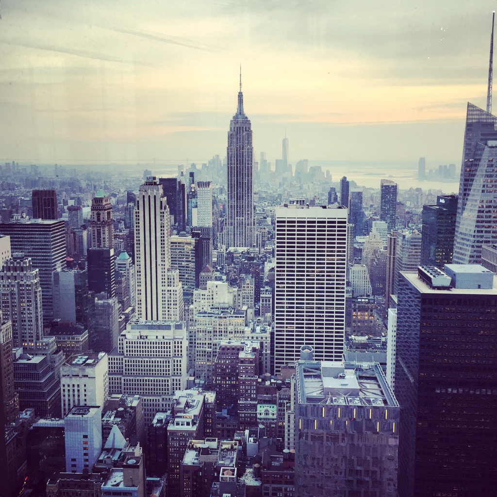 New york view Manhattan skyline